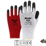 Beybi Genel İş Eldiveni İnşaat Sanayi Makine Bahçe Polyester Örme Lateks Eldiven 10 XL - 1 ÇİFT Kılıç Motor 7