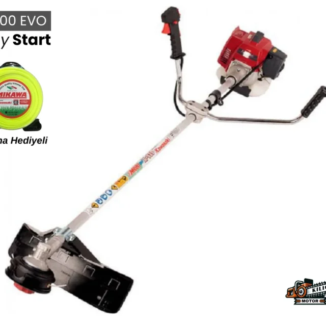 Mikawa X 800 Evo Easy Start Kawasaki TJ 53E Motorlu 3 Hp Benzinli Yan Tırpan Kılıç Motor 5