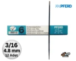 PFERD 3/16 4.8 mm Orta Motorlu Testere Zincir Bileme Eğe 12 Adet Kılıç Motor 1